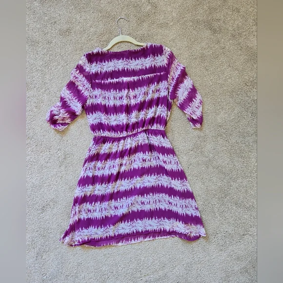 ModCloth/Peach Love California Purple Mountain Dwelling Mini Dress Size M - Picture 8 of 11